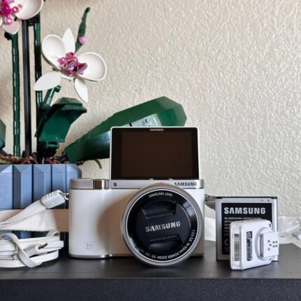 Samsung Nx3000 Mirrorless Digital Camera With 16 50Mm Lens White 20 3Mp Vlog Rk Bx
