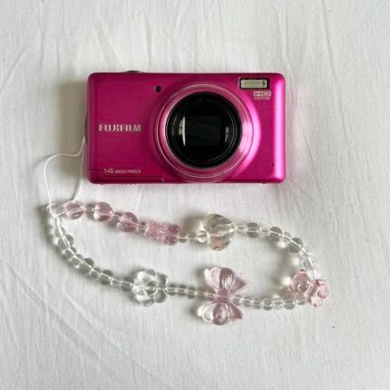 Vintage Fujifilm Finepix T350 14Mp Pink Digital Camera Nv Vg