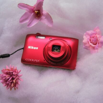 Red Nikon Coolpix S3600 Digital Camera Df pX