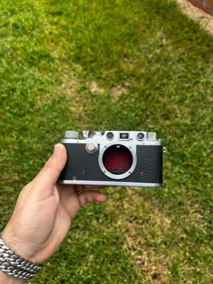 RARE Leica IIIc stepper red curtain 35mm rangefinder film camera body